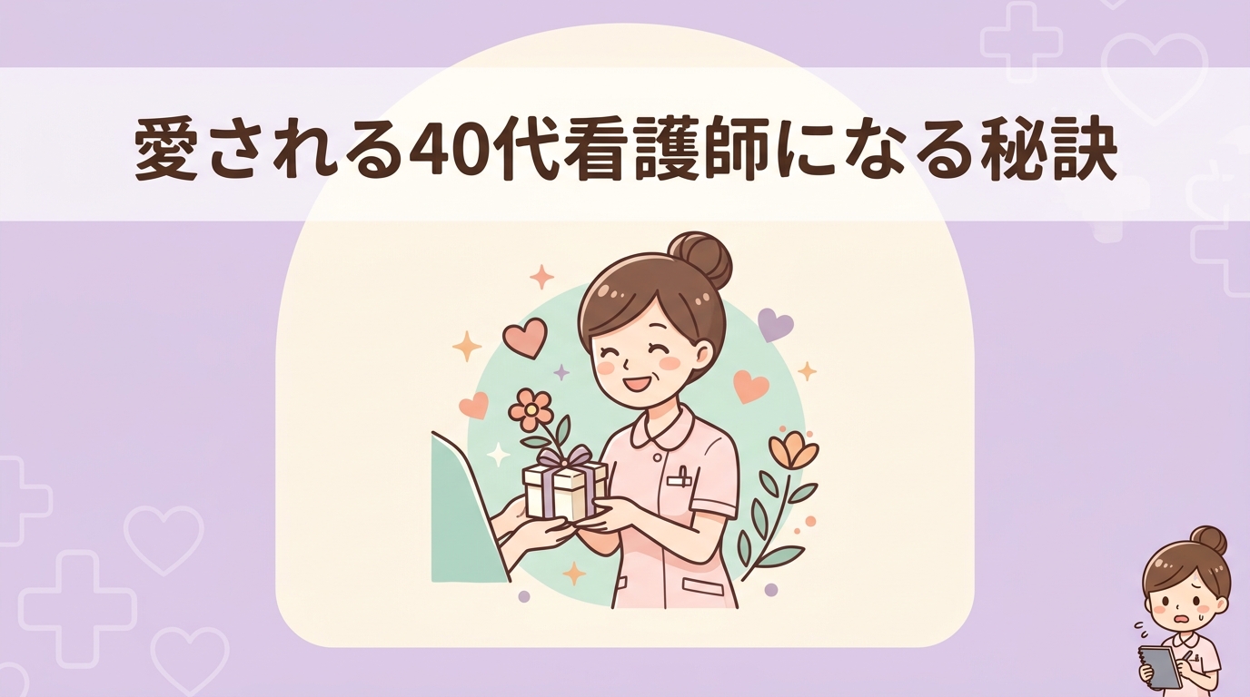 現場で愛される40代看護師になる秘訣