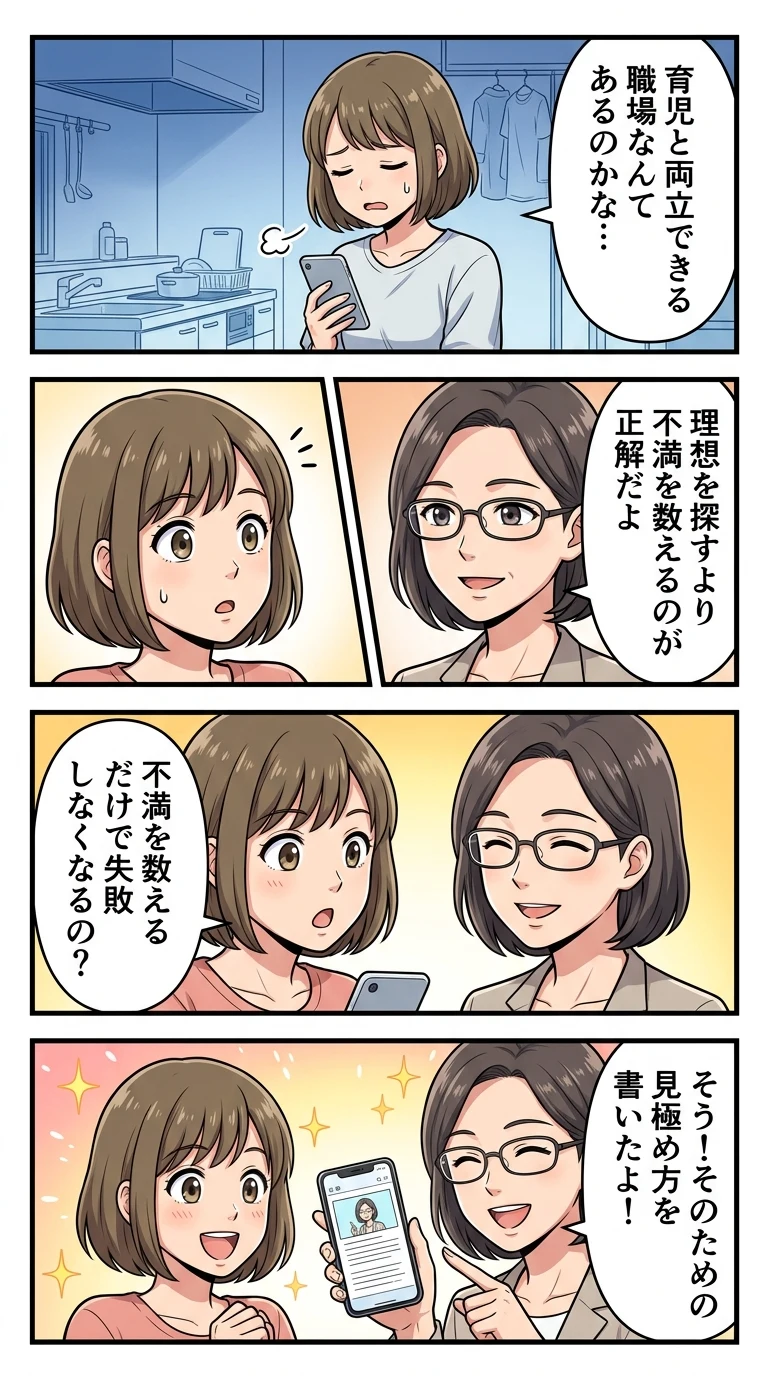 看護師 ママ 転職 後悔 しないコツ